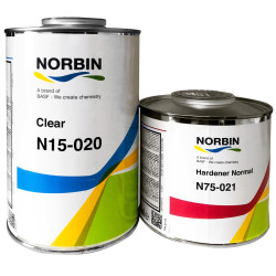 NORBIN Бесцветный акриловый универсальный лак N15-020 MS (1л лак+0,5л отв.)