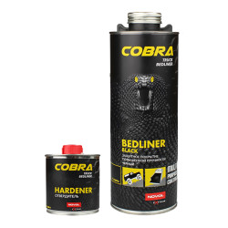 NOVOL Защитное покрытие COBRA TRUCK BEDLINER повышенной прочности, черный 0,6л + отв. 0,2л
