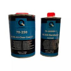 Q-REFINISH лак акриловый 70-250 2K HS AS Clear Coat 2:1 с отвердителем 1.0+0.5л