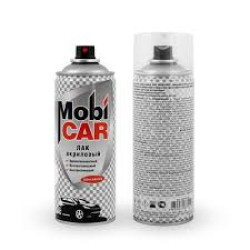 Лак 'MobiCAR' бесцветный глянцевый (520мл) аэрозоль акриловый